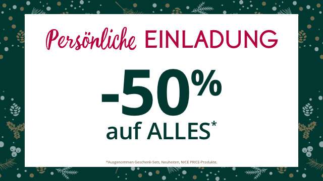 [Yves] -50% Rabatt auf ALLES & GRATIS Kuscheldecke & GRATIS Versand & 15€ Rabatt ab 60€