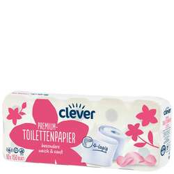 [Bipa] Clever Premium Toilettenpapier Abverkauf