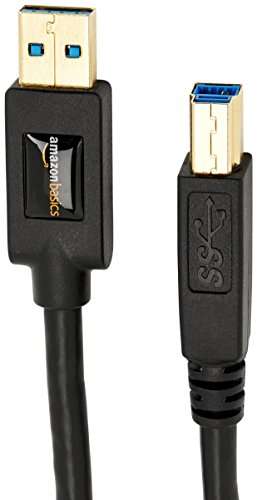10x AmazonBasics USB-3.0-Kabel, A-Stecker auf B-Stecker, 2,7 m