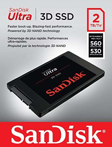 SanDisk Ultra 3D 2TB "Datengrabaustauschplatte"