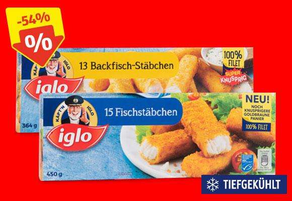 [Hofer] Iglo (Back)Fischstäbchen 1,99 Euro, Krustenbrot 1,09 Euro, Ananas 1,11 Euro uvm