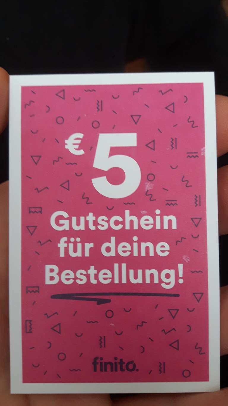 5€ Finito Gutschein für Hardcover