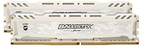 Crucial Ballistix Sport LT BLS2K16G4D30AESC 3000 MHz, DDR4, DRAM, Desktop Gaming Speicher Kit, 32GB (16GB x2)