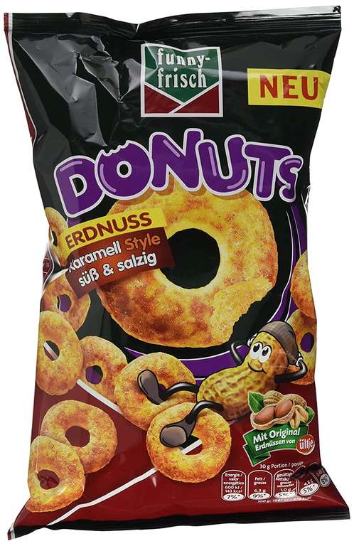 12x 110g Funny-Frisch Donuts Karamell Style