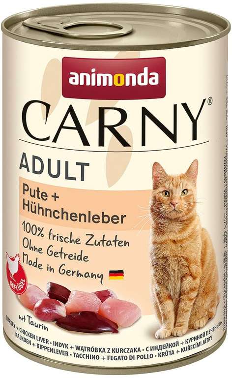 animonda Carny Adult Katzenfutter, Nassfutter für ausgewachsene Katzen 6,49 euro