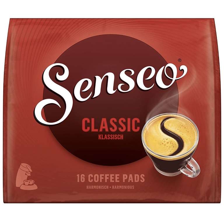 WIEDER AKTIV [Amazon] Senseo Pads Classic, 160 Kaffeepads, 10er Pack