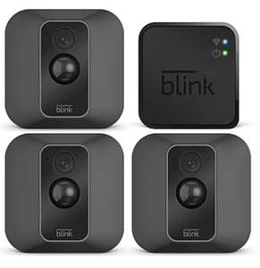 AMAZON Blink XT2 3 Sicherheitskameras für innen & außen mit Cloud-Speicher Zwei-Wege-Audio