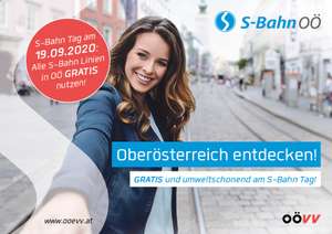 (Oberösterreich) unbegrenzt GRATIS S-Bahn fahren - am 19.9.2020