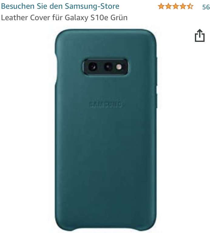 TOP bewertetes Samsung Leder-Cover für Galaxy S 10e