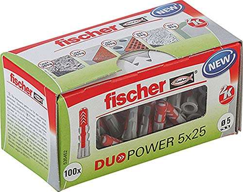 100 Stück Fischer Duopower Dübel 5x25