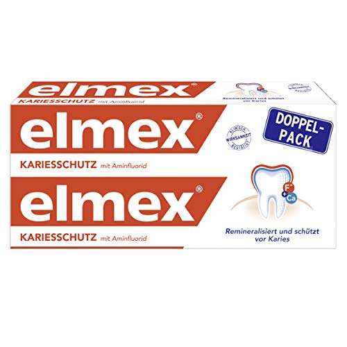 10x Elmex Kariesschutz Zahnpasta (Doppelpack, Amazon 5 für 4 Aktion)
