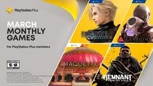 PS Plus März 2021: "Maquette"(PS5), "Final Fantasy VII Remake", "Farpoint VR" und "Remnant: From the Ashes" ohne weitere Kosten mit PS Plus