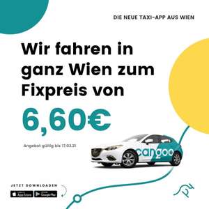 Cangoo Taxi fährt in ganz Wien für 6,60€