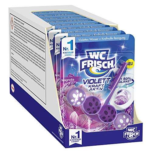 [Amazon] 10x WC FRISCH Kraft Aktiv Violettspüler Magnolie