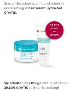 Yves Rocher gratis Hydra-Set & Gewinnspiel