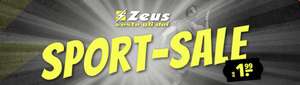 Zeus Sale mit z.b. Fitness Matte, Sonnenbrillen & Basketball Shorts