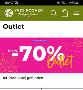 Bis zu -70% Outlet bei Yves Rocher