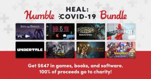 "Humble Heal Covid 19 Bundle" 100% des Erlöses gehen an wohltätige Zwecke und ihr erhaltet 23 Games (Steamkeys) 8 Bücher und 4 Programme