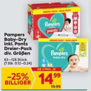 Billa Plus - Pampers Baby Dry Windeln/ Pants