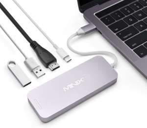 MiniX USB-C Multiport SSD Storage Hub, 480GB