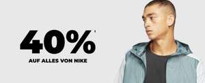 Mysportswear: 40% Rabatt auf alles von Nike