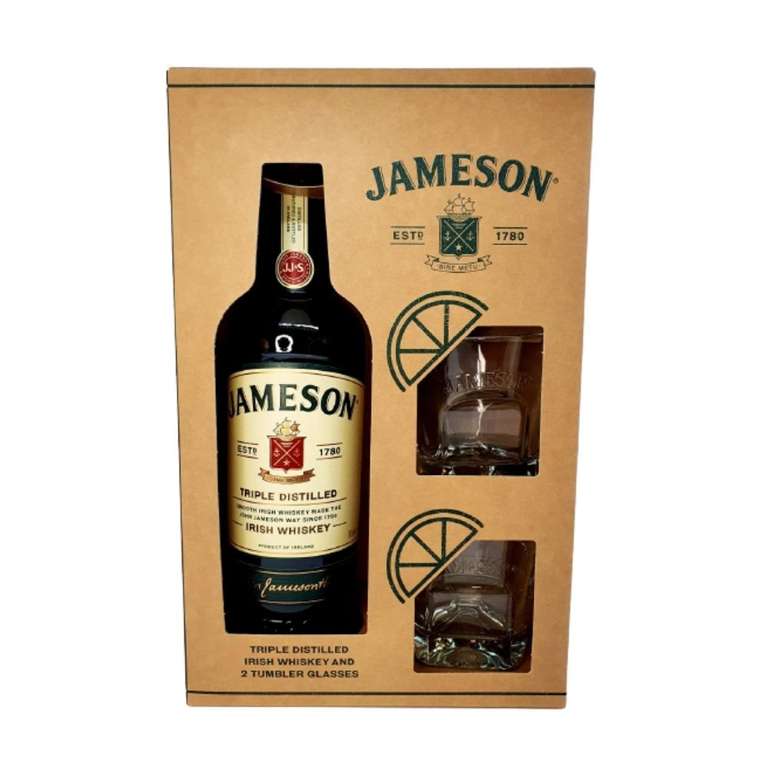 0,7L Jameson Whiskey + 2 Whiskey-Gläser bei Spar
