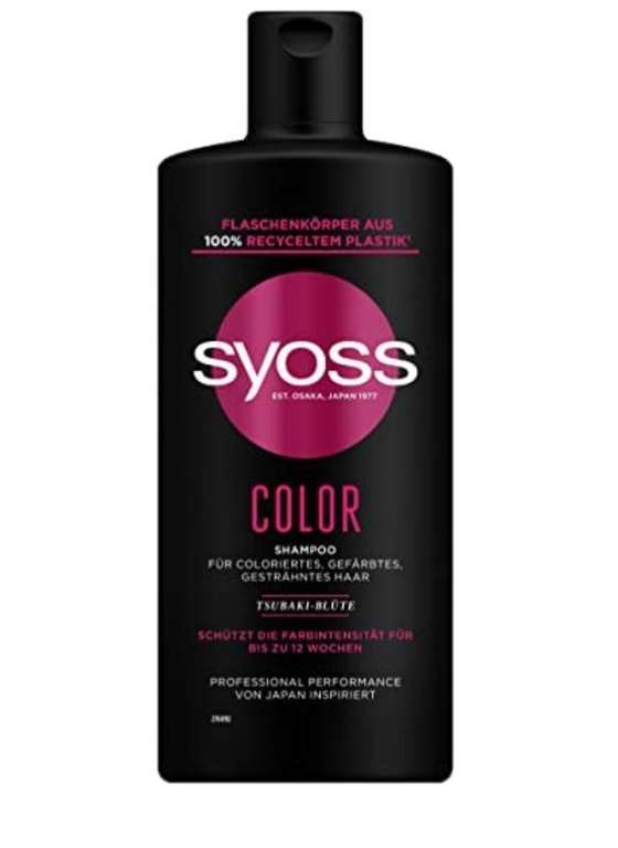 6x Syoss Shampoo oder Spülung 440ml