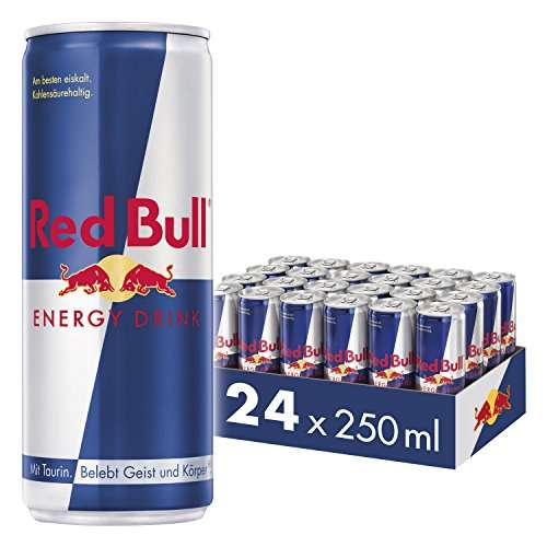 AMAZON.de l Red Bull Energy Drink, 24 x 250 ml, Dosen Getränke 24er Palette, OHNE PFAND mti Spar-Abo