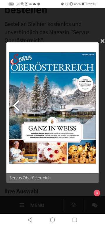 Gratis Servus Magazin Oberösterreich