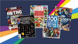5 gratis Retro Gaming Magazine (E): Book of Arcade Classics, Retro PC Gamer Collection, 100 Nintendo Games To Play Before You Die, ...