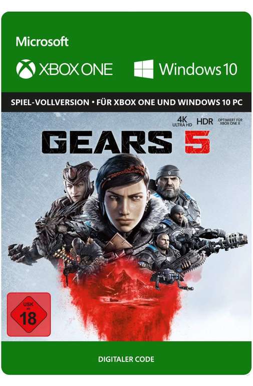 Gears 5 – Standard Edition | Xbox One/Windows 10 PC | Xbox Digital Code | Download Code