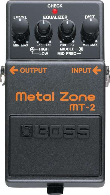 BOSS MT-2 Metal Zone Gitarren Verzerrer Pedal - so günstig wie noch nie