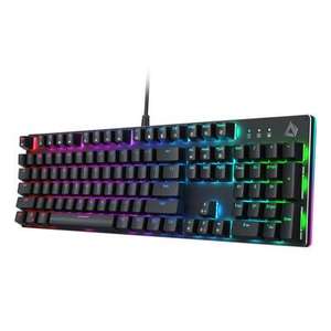 AUKEY KM-G12 mechanische Gaming-Tastatur mit RGB-Beleuchtung & blauen Outemu-Switches