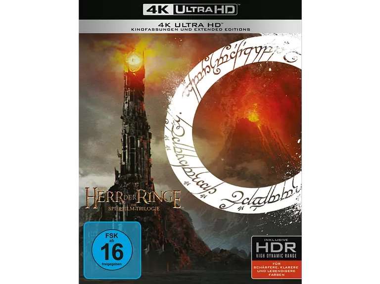 Herr der Ringe 4K Ultra HD Trilogie Extended Cut