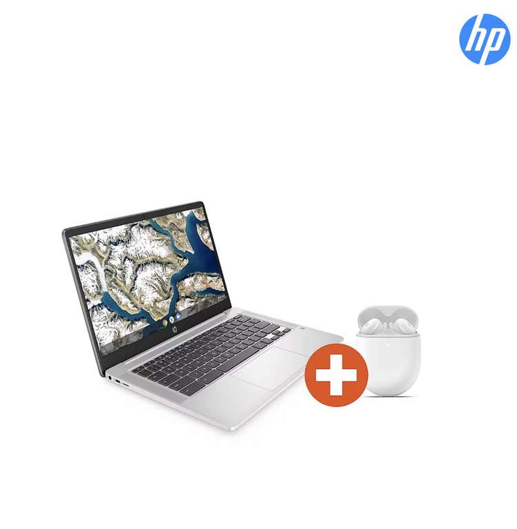 HP Chromebook 14a-na0031ng inkl. Pixel Buds A-Series