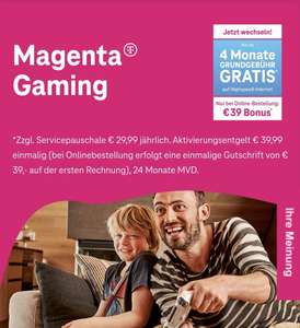 Magenta gigakraft gaming 300 Internet inklusive Fritzbox 6660 um Eur 32 effektiv pro Monat