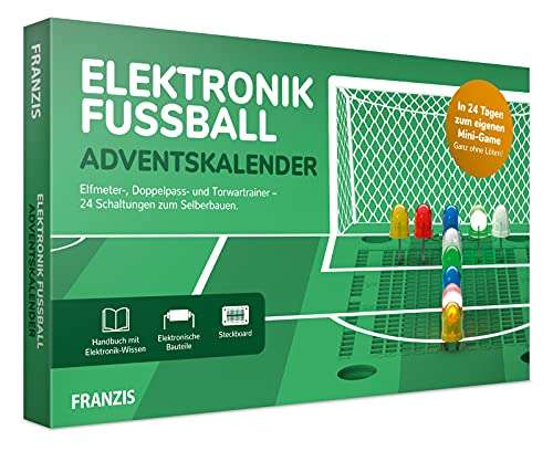 FRANZIS 67333 - Elektronik Fussball Adventskalender 2021