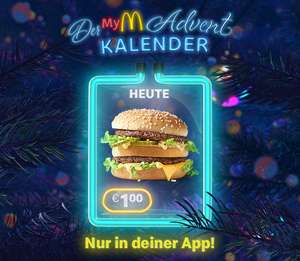 McDonald's Adventkalender - Leak aller Gutscheine bis 15.12.