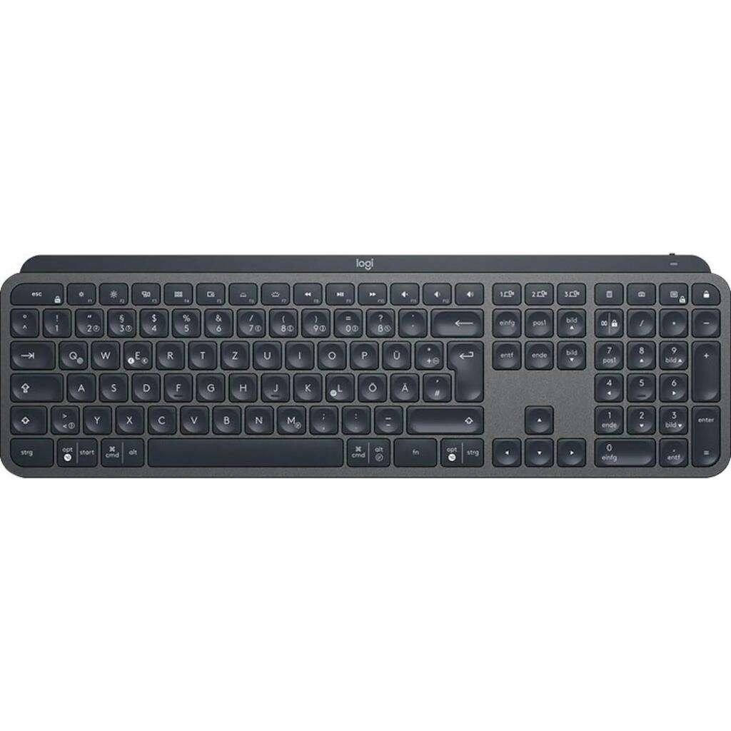 Logitech MX Keys Plus Tastatur (inkl. Handgelenkauflage)