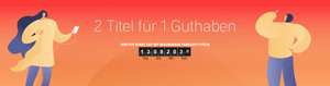 Audible 2 Bücher für 1 Guthaben