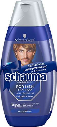 10x 400ml Schauma Schwarzkopf Shampoo "for men" (und andere Sorten)