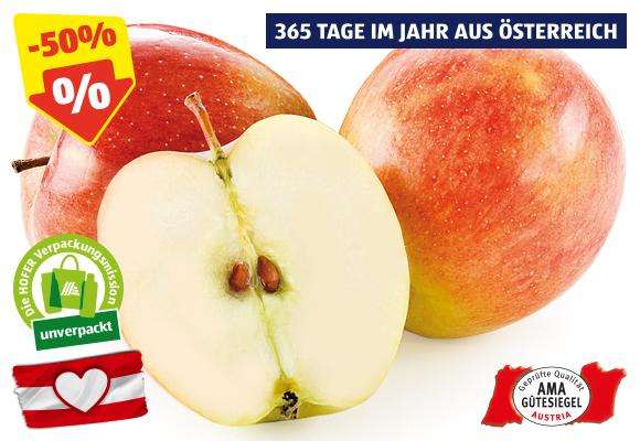 HOFER Äpfel aus Österreich per kg um € 0,84