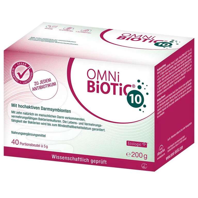 2x Omni-Biotic 10 AAD Portionsbeutel (400g bzw 80x 5g)