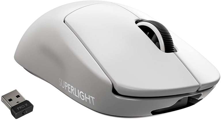 Logitech G Pro X Superlight Wireless Gaming Mouse, weiß