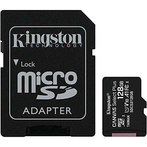 Kingston "Canvas Select Plus" microSDXC (128GB, R100)