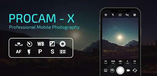ProCam X (HD Camera Pro) - [google play store]