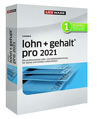Lexware lohn+gehalt 2021|pro-Version Minibox (Jahreslizenz)
