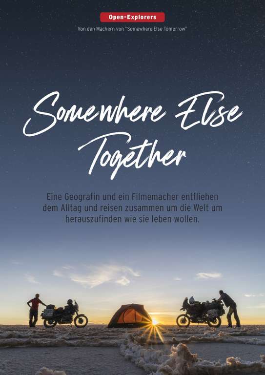 "Somewhere Else Together" die Fortsetzung des grandiosen Dokuabenteuers, als Stream oder zum Herunterladen aus der 3Sat Mediathek