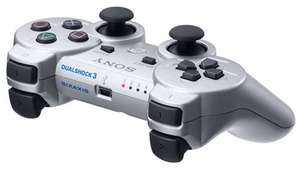 Sony PlayStation 3 Dualshock Controller (silber) für 32,21 € bei Voelkner