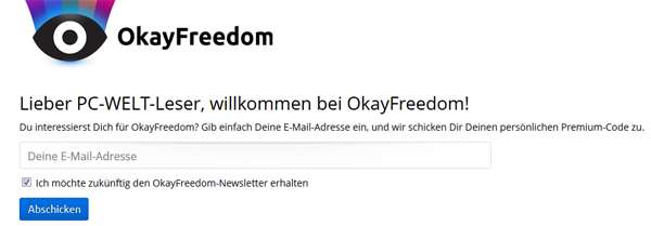 VPN-Dienst OkayFreedom Premium 1 Jahr komplett kostenlos *Update* wieder da!